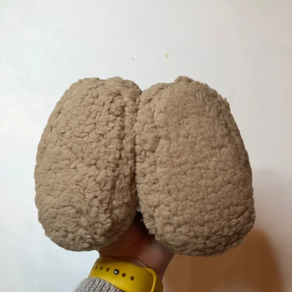 Sherpa Deer Fuzzy Slippers Size‎ 6-12m